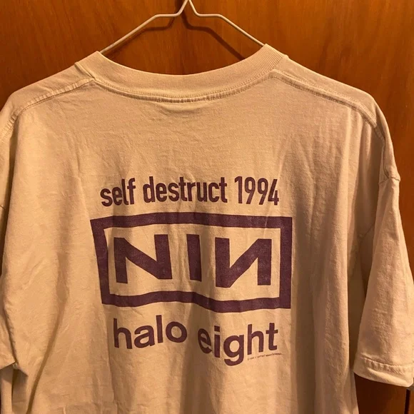 Nine Inch Nails VINTAGE Tour shirt RARE - Picture 2 of 3